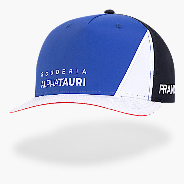 Casquette AlphaTauri Pierre Gasly Grand Prix de France - Unisexe - Bleu et Blanc 