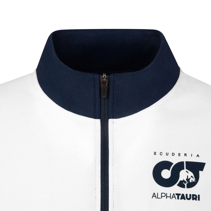 Scuderia AlphaTauri F1™ Team Full-Zip Sweat Blue and White