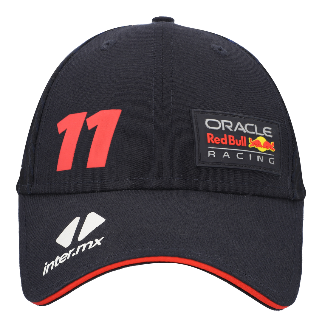 2023 Oracle Red Bull Racing F1™ Sergio Perez Number 11 NEW ERA Curve Cap - Men - Navy Blue