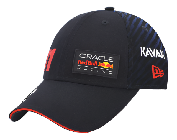 2023 Oracle Red Bull Racing F1™ Sergio Perez Number 11 NEW ERA Curve Cap - Men - Navy Blue