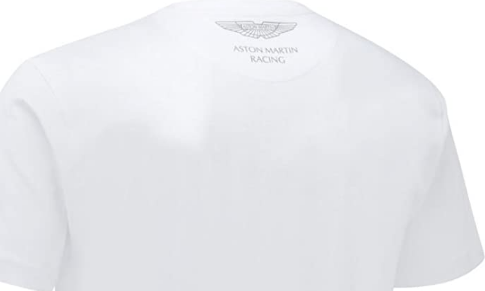 Aston Martin Racing Vantage Car T-Shirt - Men - White