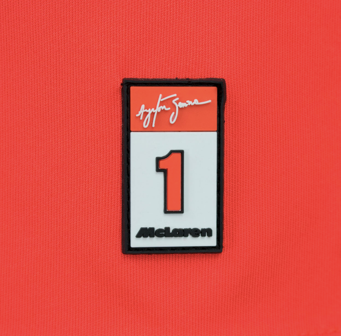 T-shirt Ayrton Senna McLaren - Homme - Rouge Fusée