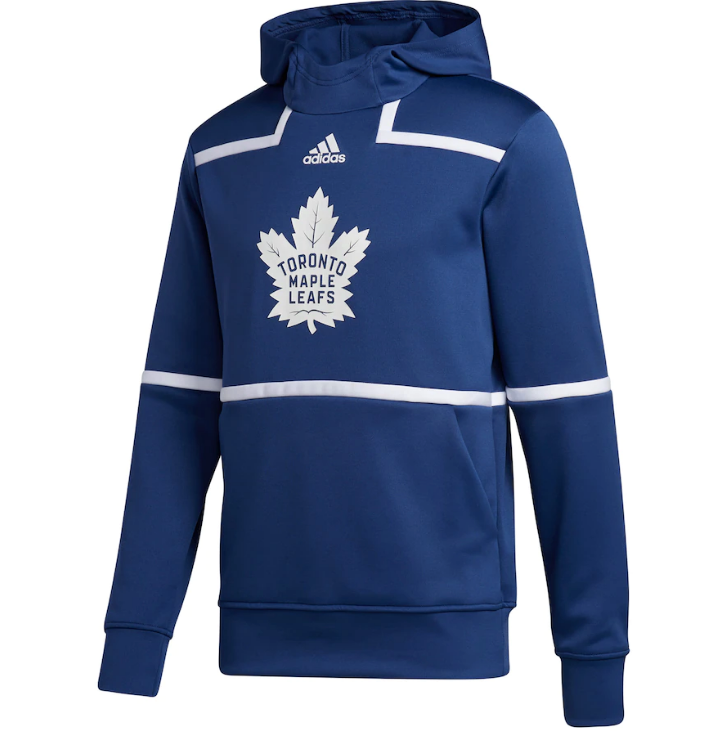 Chandail à capuchon Adidas Toronto Maple Leafs - Bleu - Homme