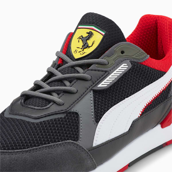 Puma Scuderia Ferrari Low Racer Sneakers - Unisex - Black and White