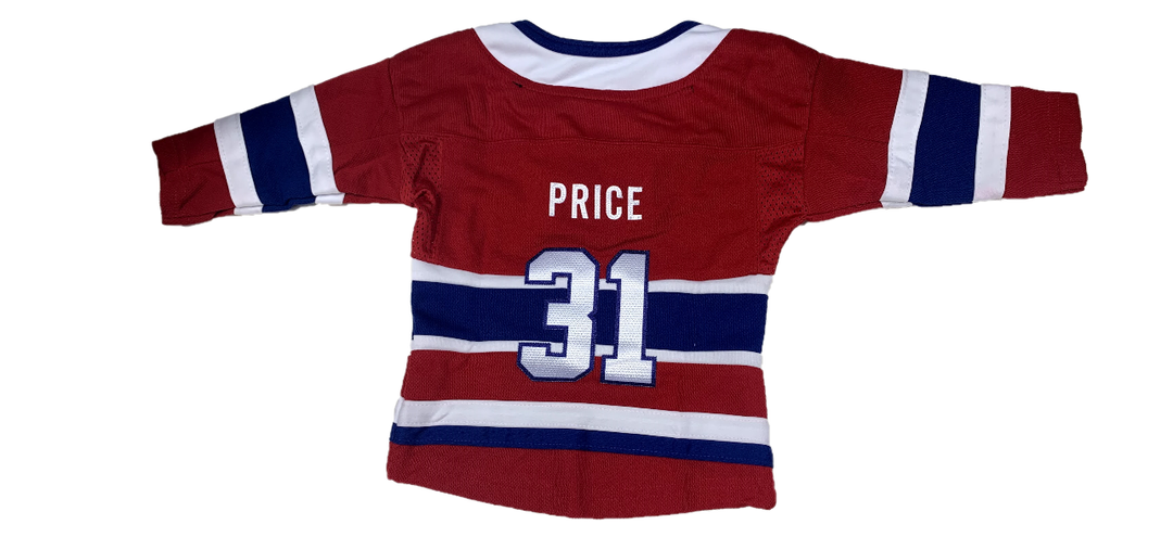 Canadiens de Montréal NHL Authentic #31 Carey Price Kids Toddler Pre-School Baby Jersey - Nourrisson - Rouge