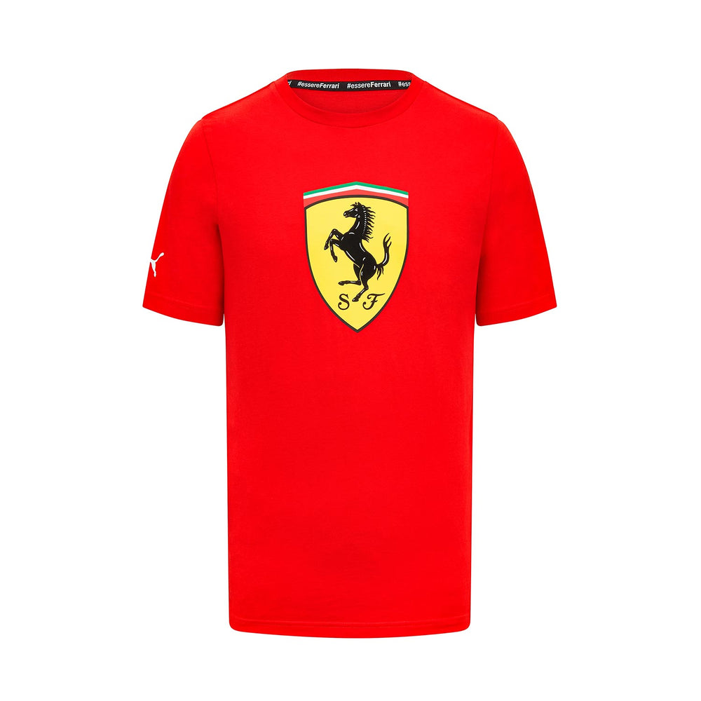 2023 Puma Scuderia Ferrari Big Shield T-Shirt Adult - Red