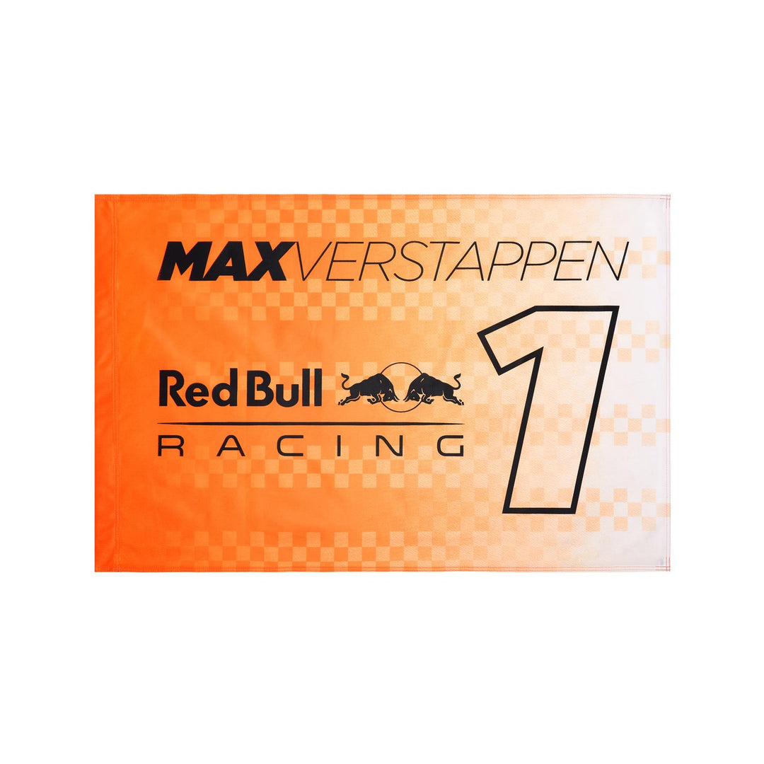 Drapeau Red Bull Racing F1™ Team Max Verstappen "No. 1" - Accessoires - Orange