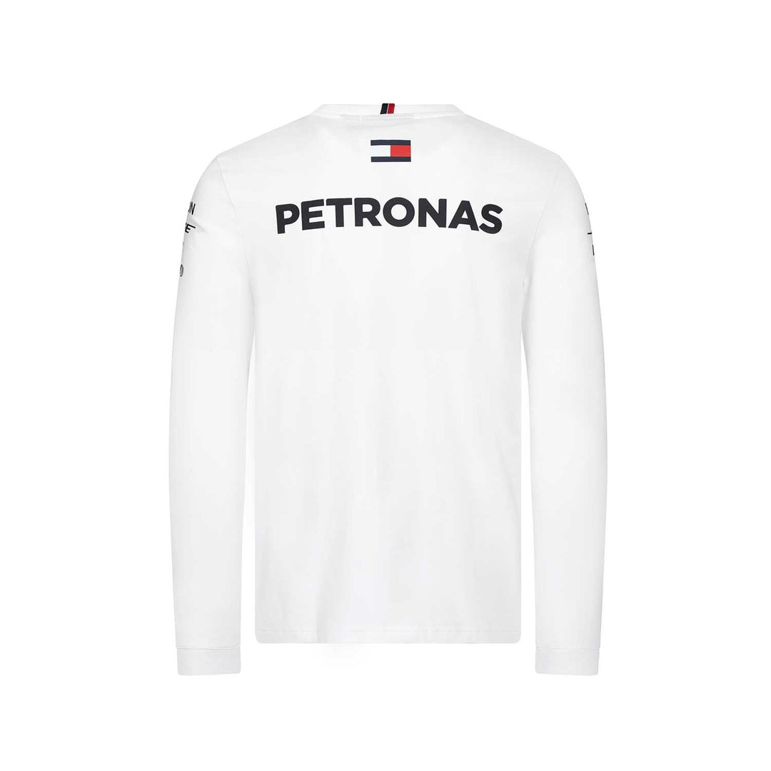 T-shirt à manches longues Mercedes Benz AMG Petronas F1™ Team - Adulte - Blanc