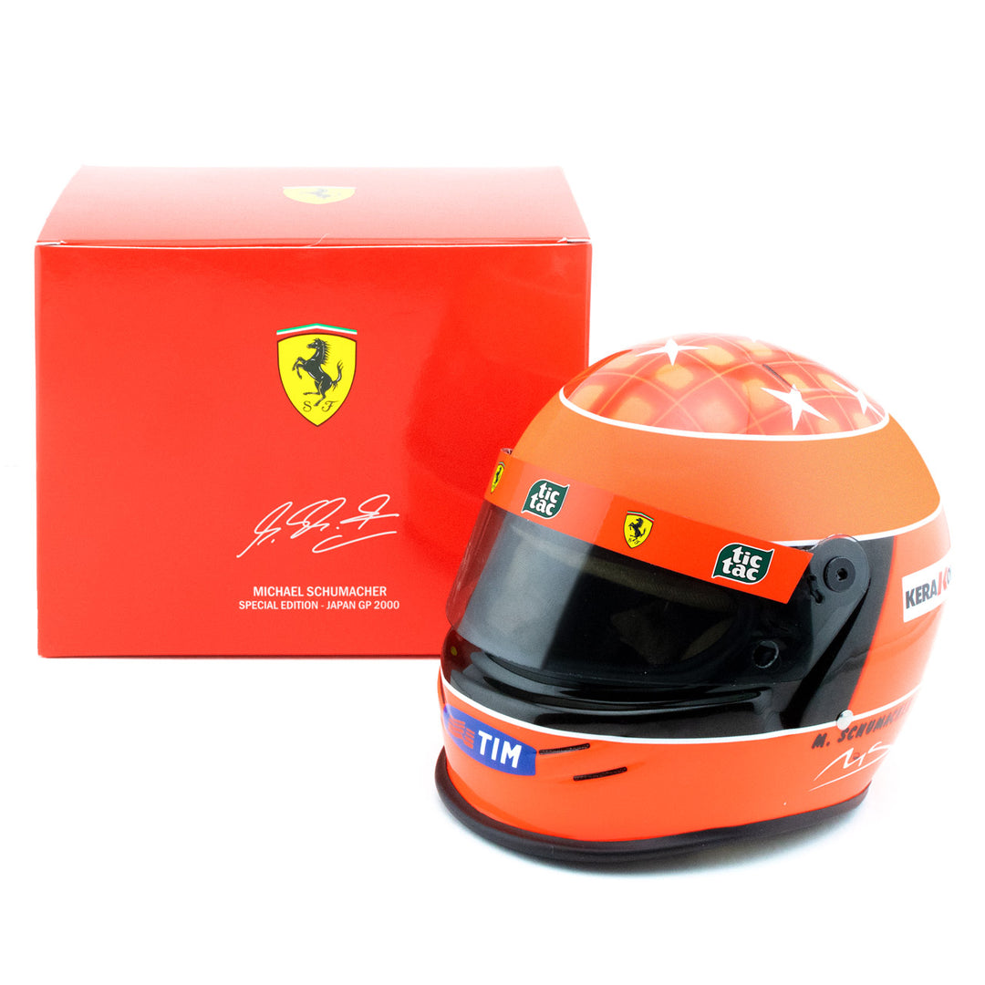 Michael Schumacher Scuderia Ferrari Bell 1:2 Scale Helmet JAPAN 2000 Edition - Accessories - Red