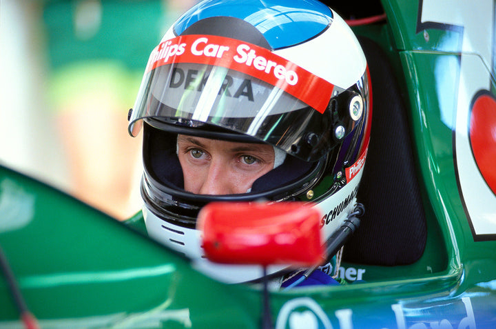 Michael Schumacher First GP Race 1991 Schuberth 1:2 Scale Helmet - Accessories - White