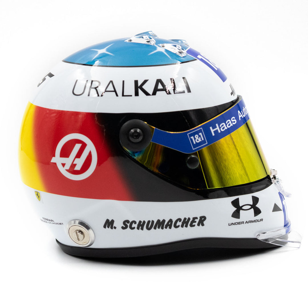 Mick Schumacher Haas F1® Team 1:2 Scale Helmet - Accessories - White