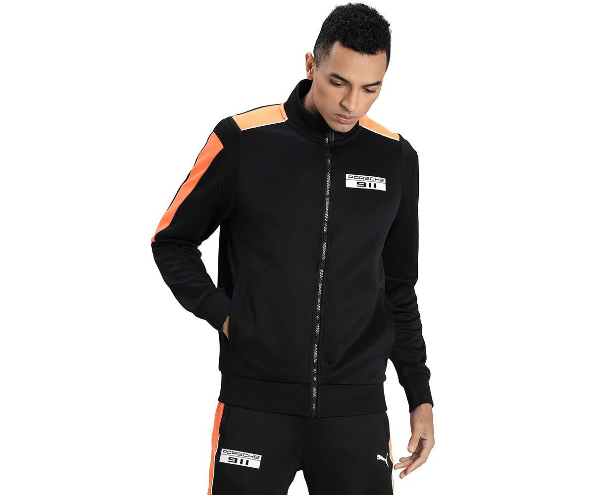 Puma Porsche Legacy T7 Men's Motorsport Track Jacket - Men - Black