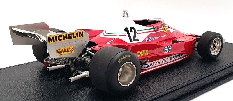 Gilles Villeneuve Ferrari 312 T2 #12 Formula 1 1978 Miniature Model Car on a Scale of 1:18 Scale - Accessories - Diecast