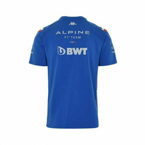 2022 BWT Alpine Formula 1 Team Blue T-shirt Men by Kappa 